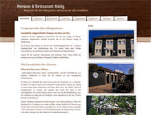 Tablet Screenshot of pension-haenig.de
